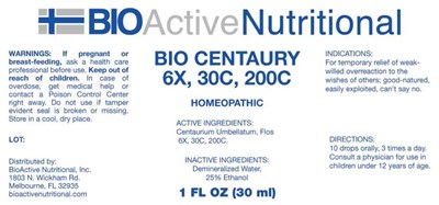 Bio Centaury (Bani0168 Bio Centaury 6x, 30c, 200c 11 6 17)